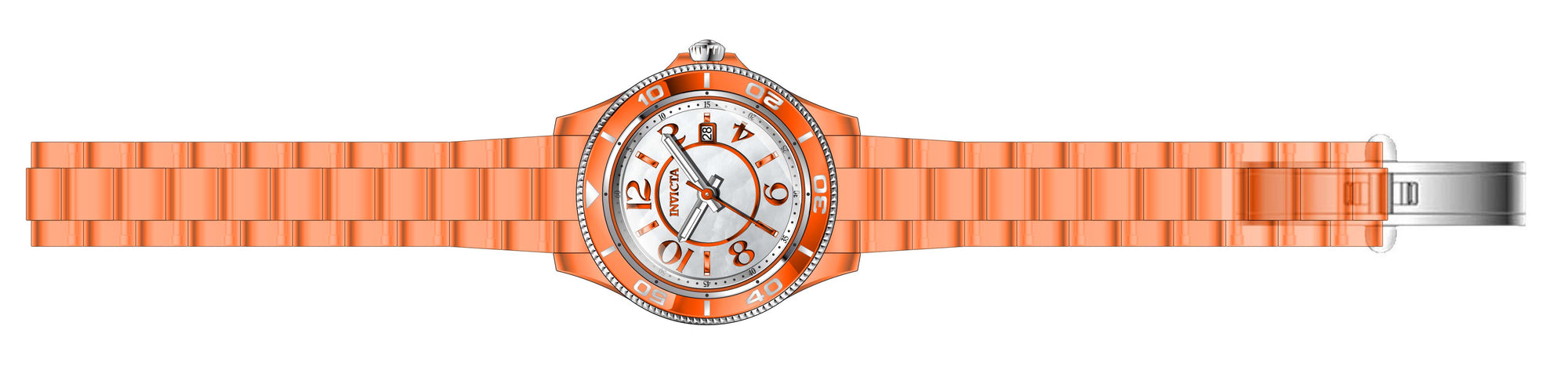 Band for Invicta Anatomic Lady 30358