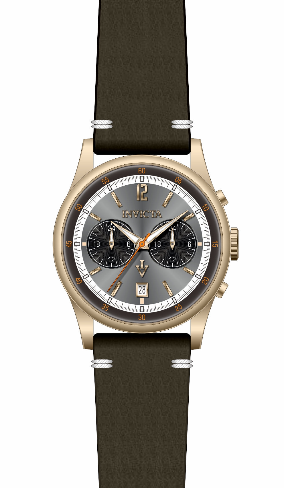 Band for Invicta Vintage Zager Exclusive Men 33508