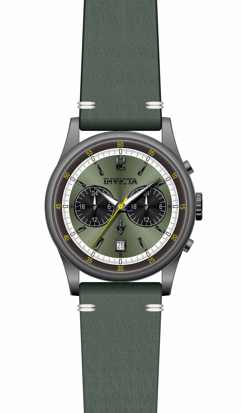 Band for Invicta Vintage Zager Exclusive Men 33509