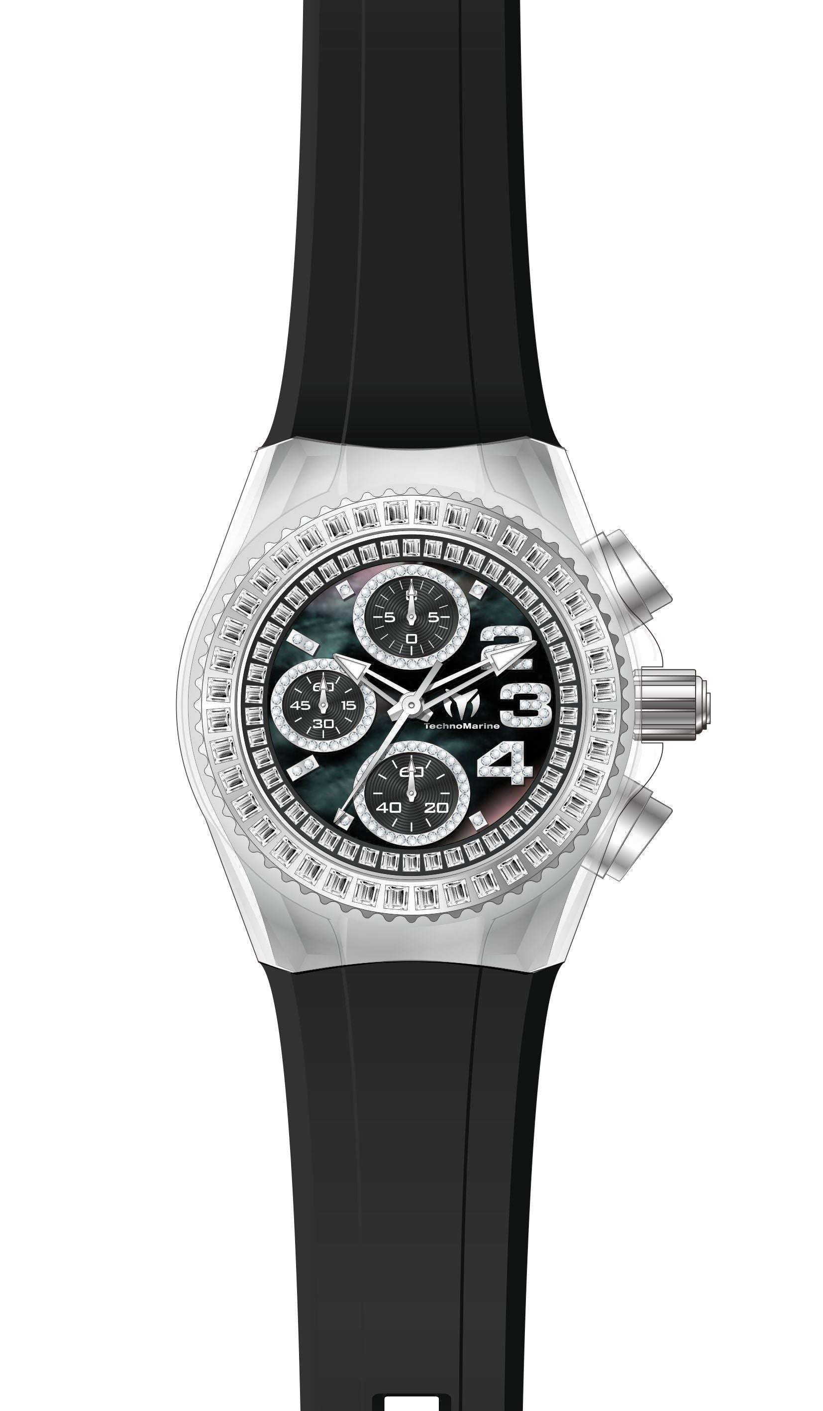 Band for Technomarine Cruise Glitz TM-121054