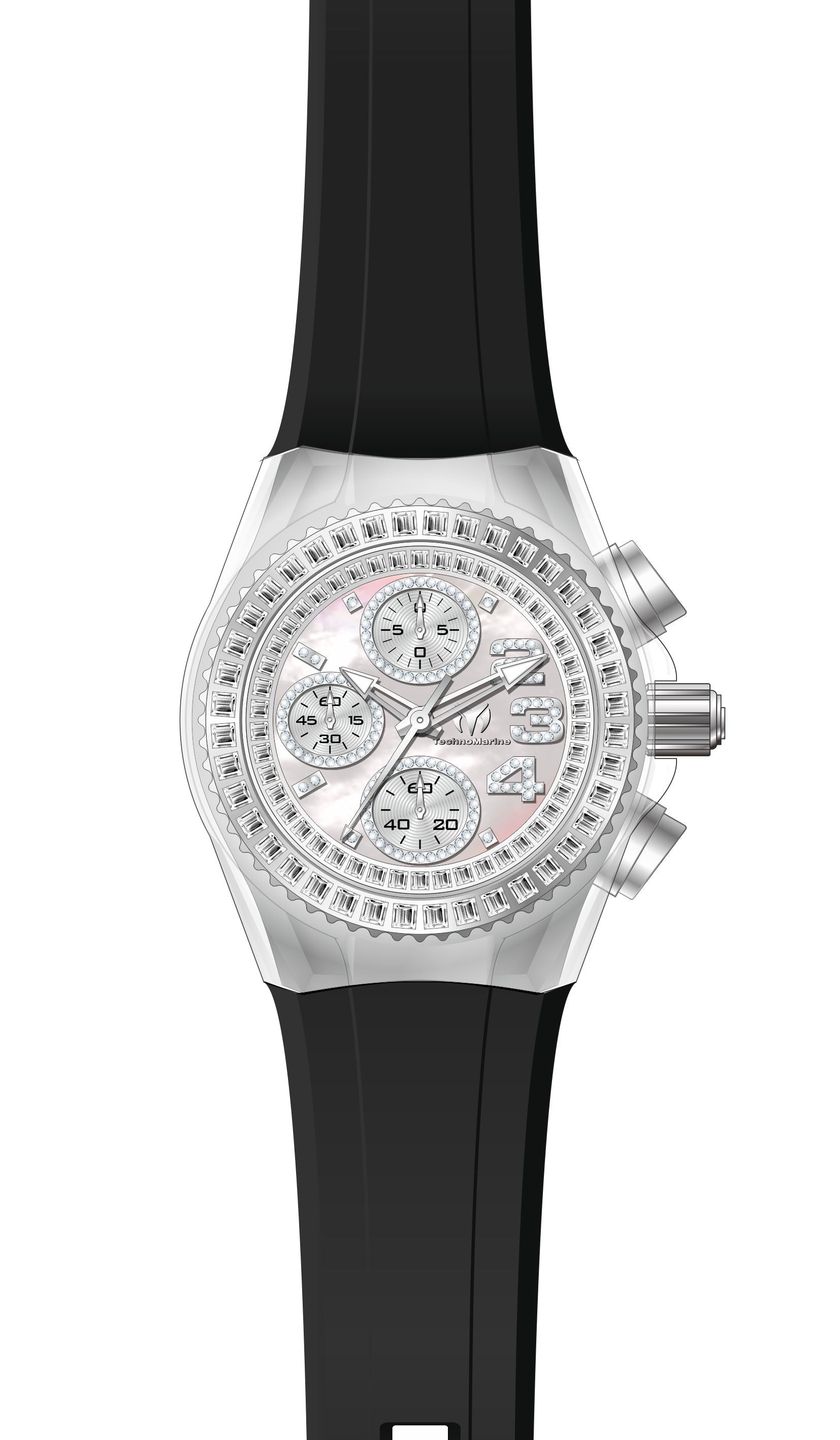Band for Technomarine Cruise Glitz TM-121055