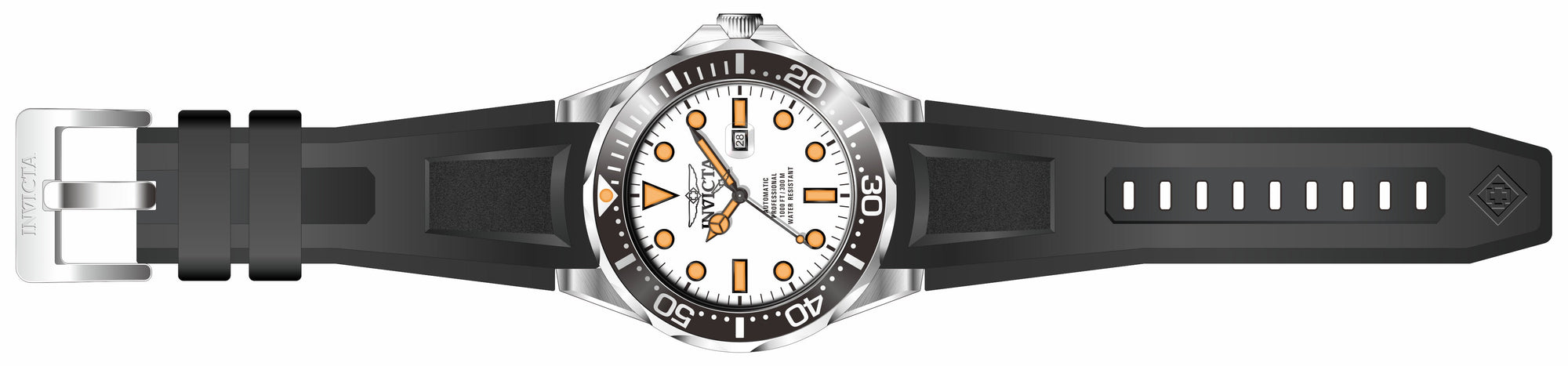 Band for Invicta Pro Diver Men 33600