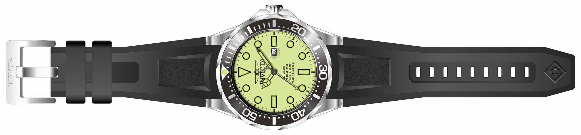 Band for Invicta Pro Diver Men 33603