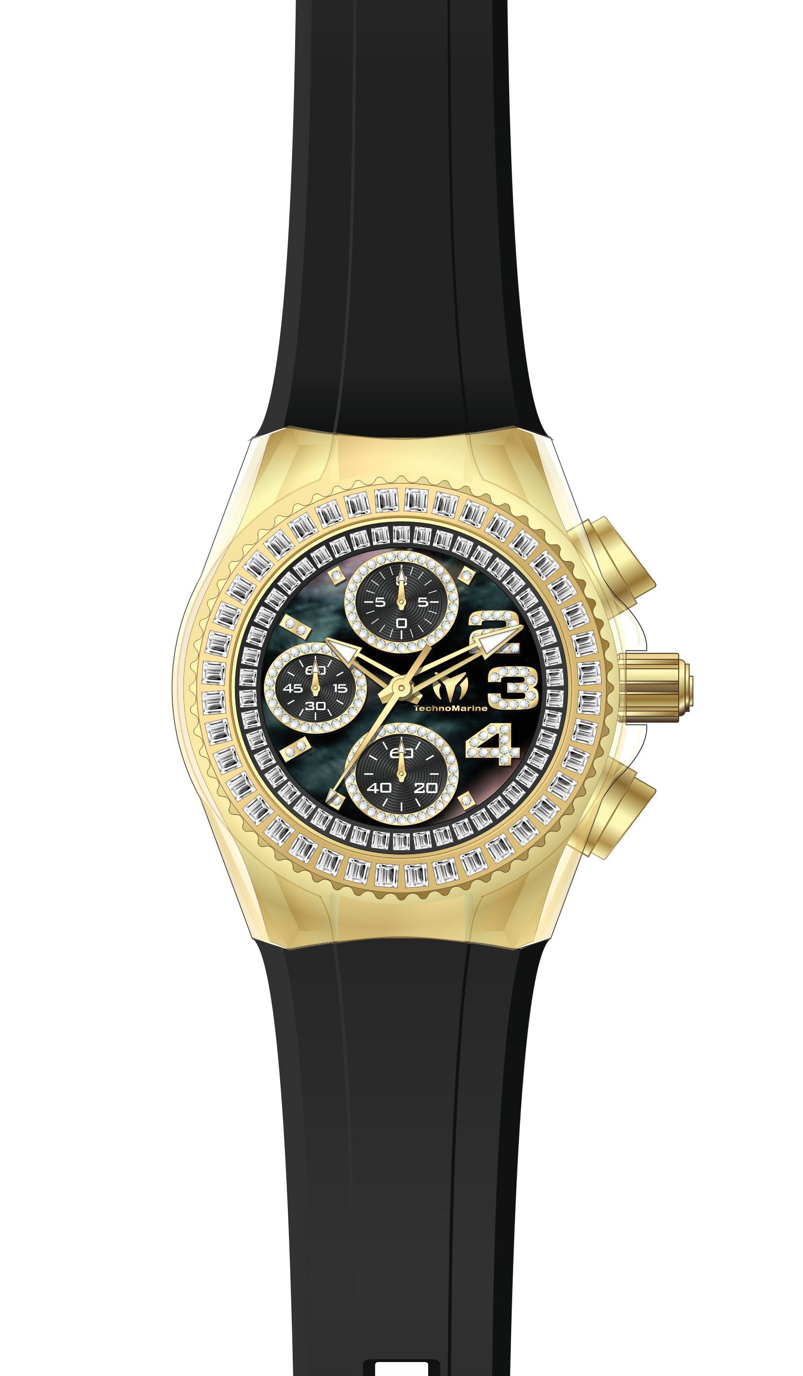 Band for Technomarine Cruise Glitz TM-121058