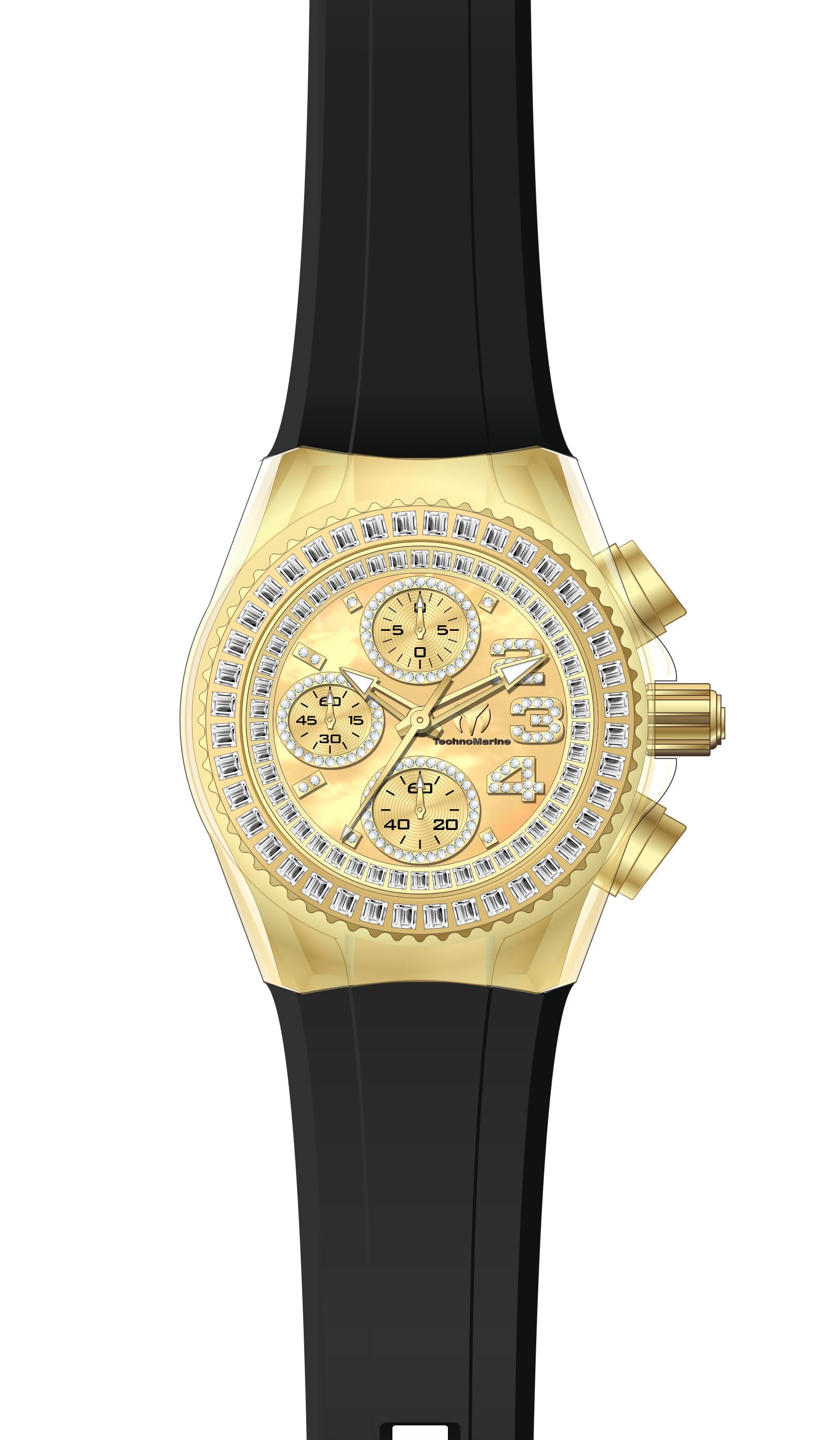 Band for Technomarine Cruise Glitz TM-121062