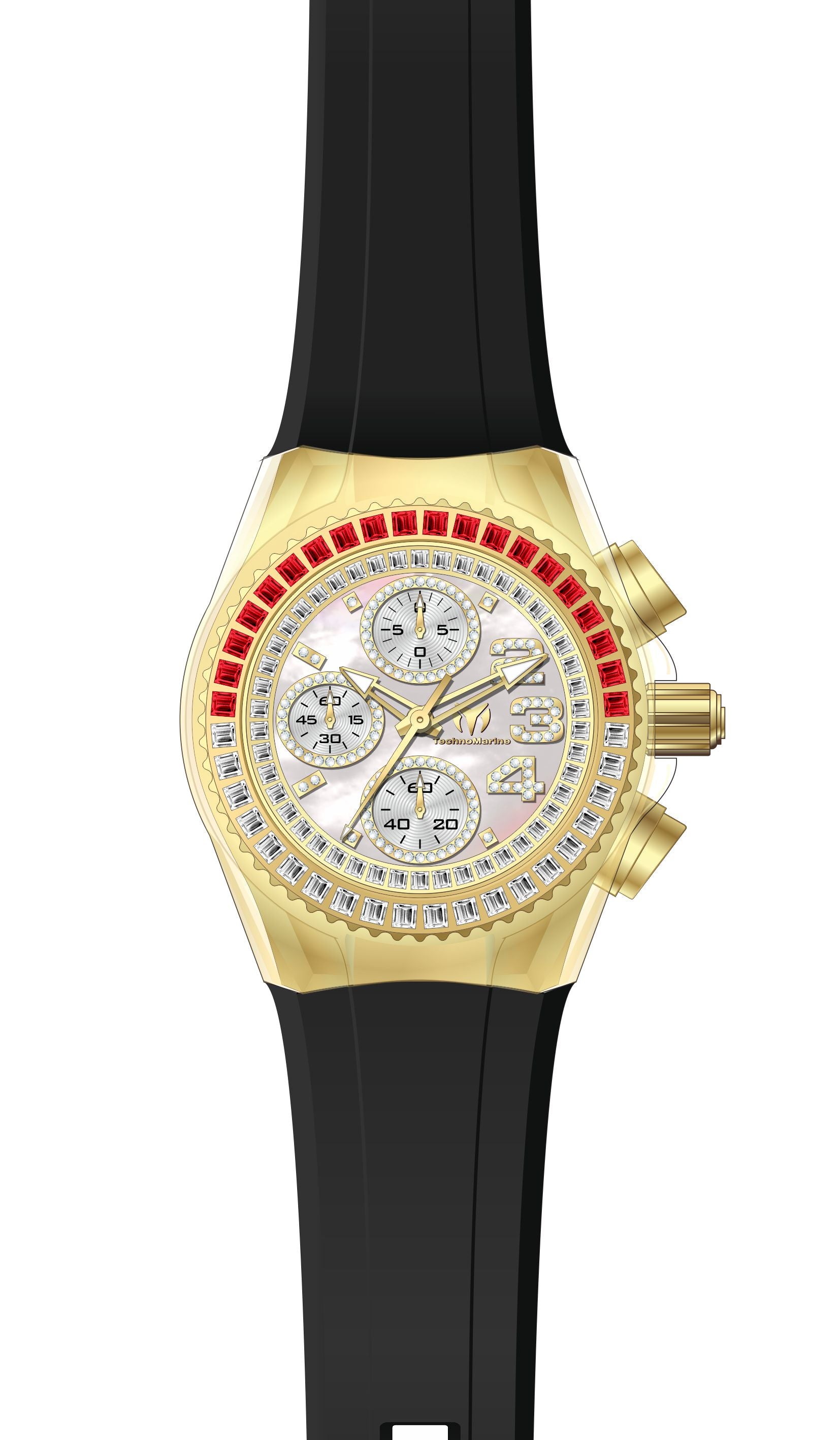 Band for Technomarine Cruise Glitz TM-121063