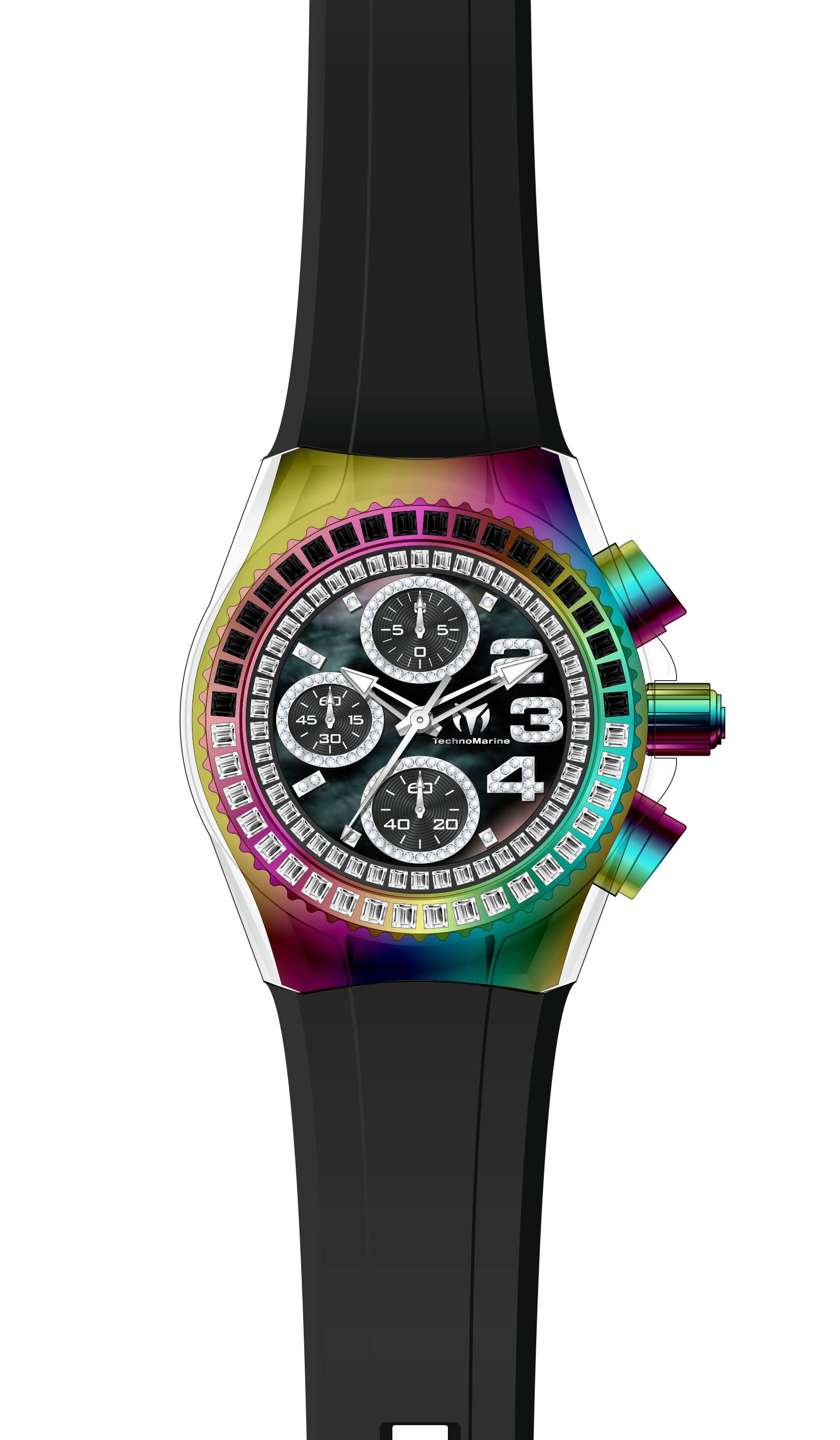 Band for Technomarine Cruise Glitz TM-121066