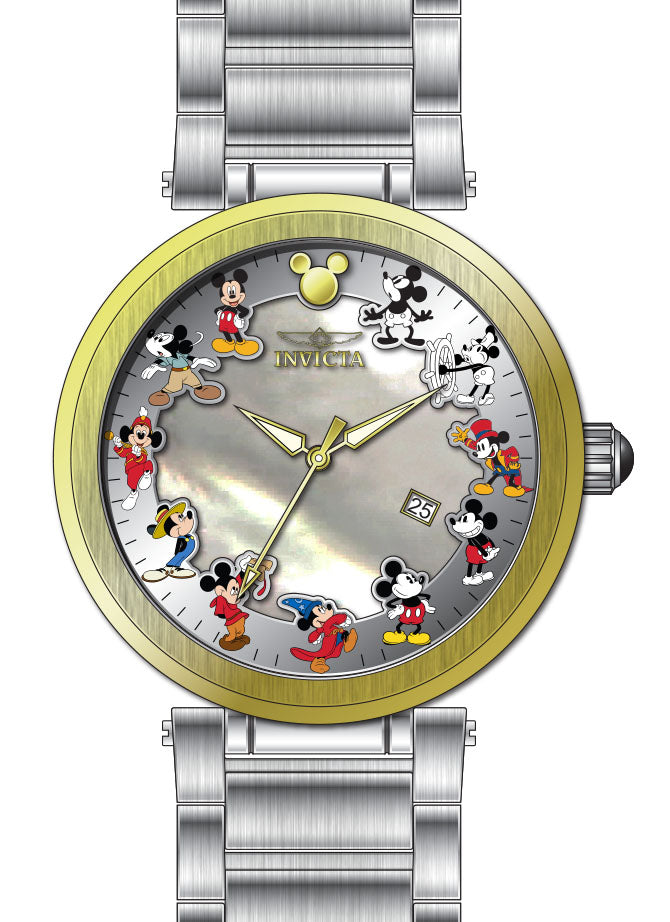 Parts for Invicta Disney Limited Edition Mickey Mouse Men 34204