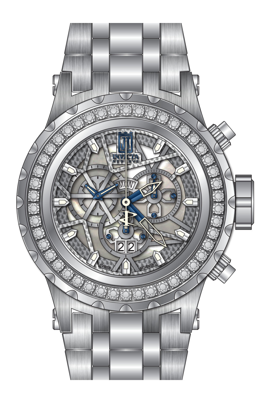 Parts for Invicta JT Men 33988