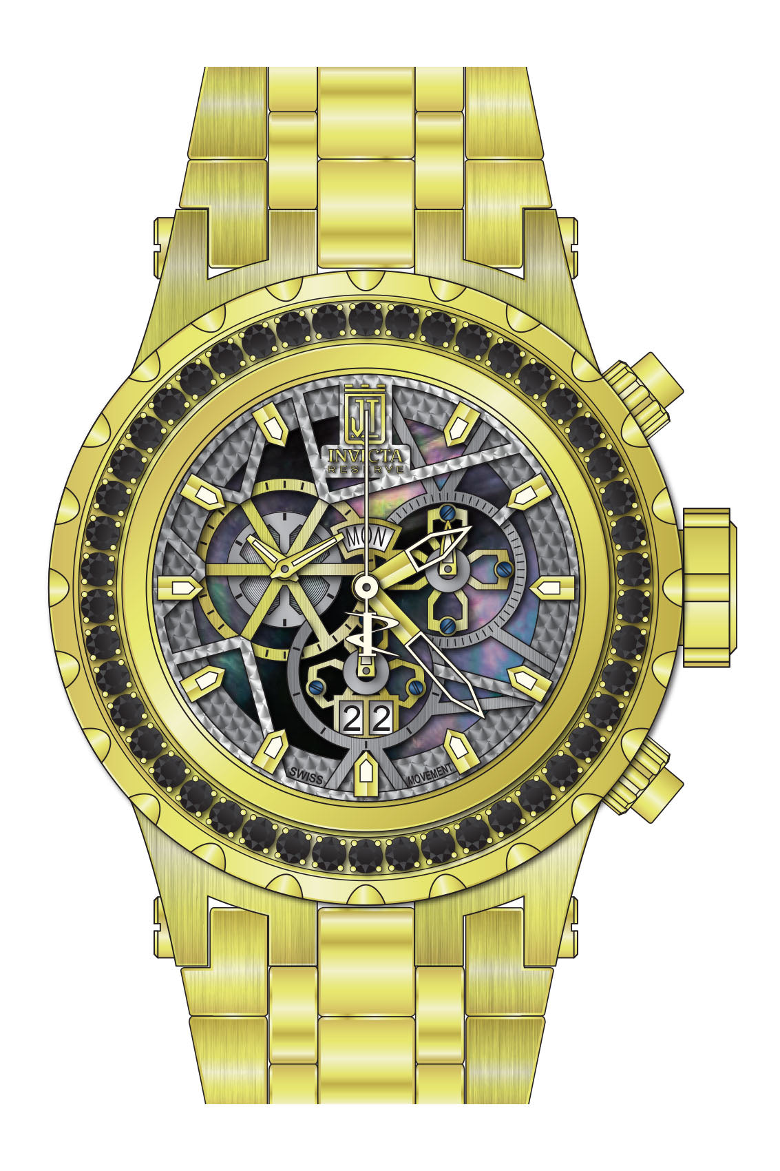 Parts for Invicta JT Men 33990