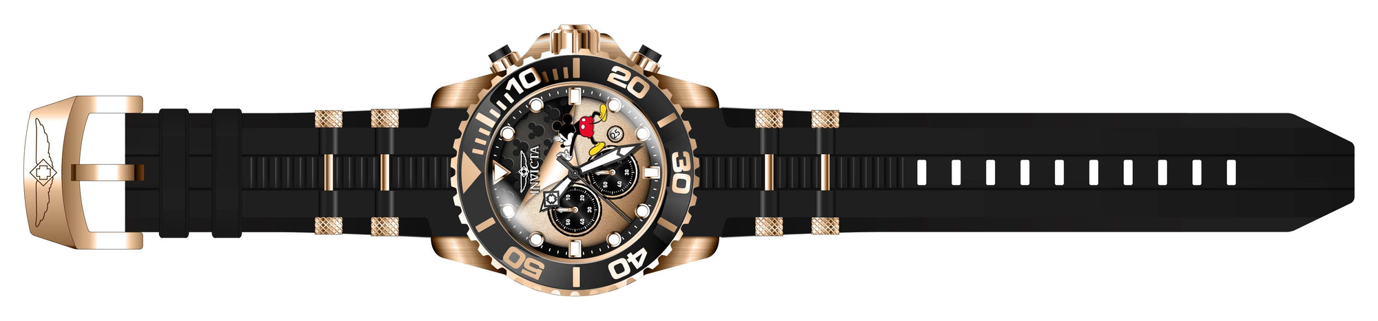 Band for Invicta Disney Limited Edition Mickey Mouse Men 32475