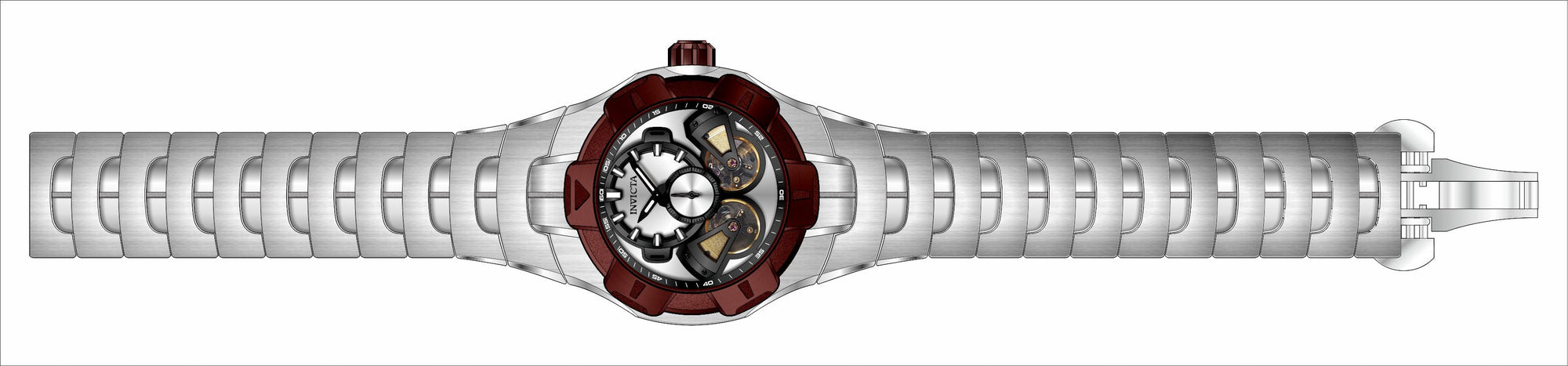 Band for Invicta Hydromax Men 34560