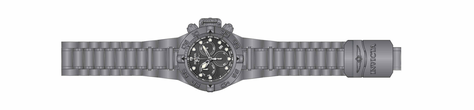 Band for Invicta Subaqua Noma IV Men 33722
