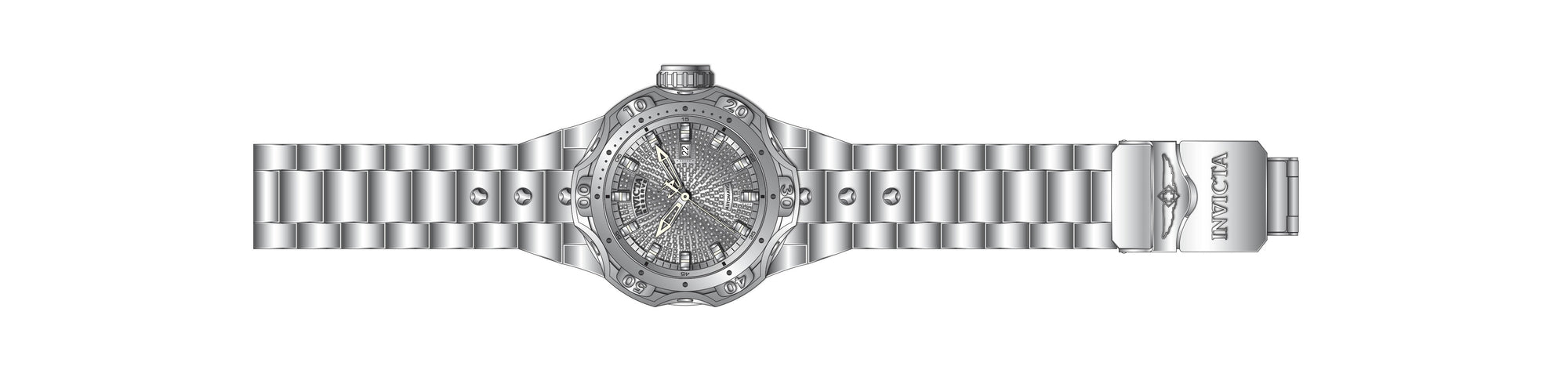 Band for Invicta Reserve Venom Men 34413