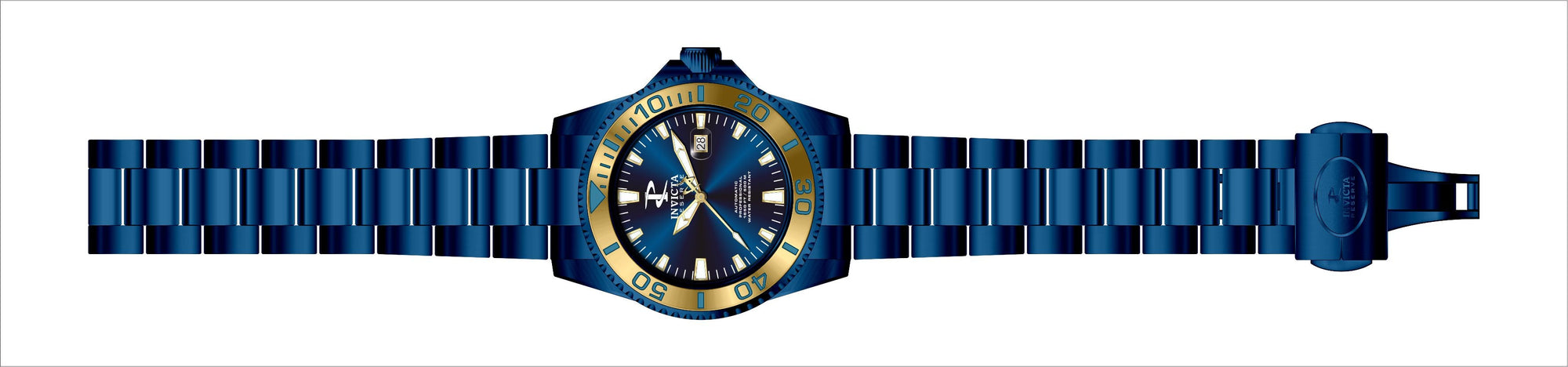 Band for Invicta Reserve Grand Diver Men Blue Label 34783