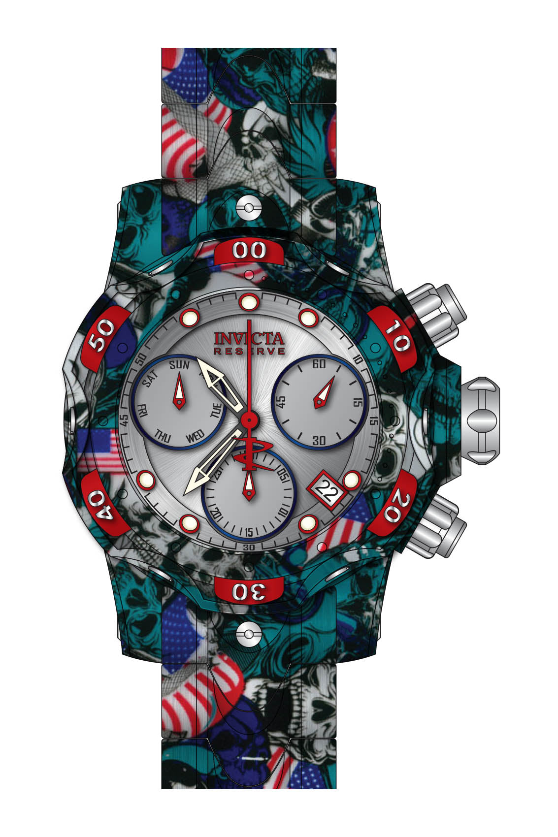 Band for Invicta Reserve Venom Lady 34651