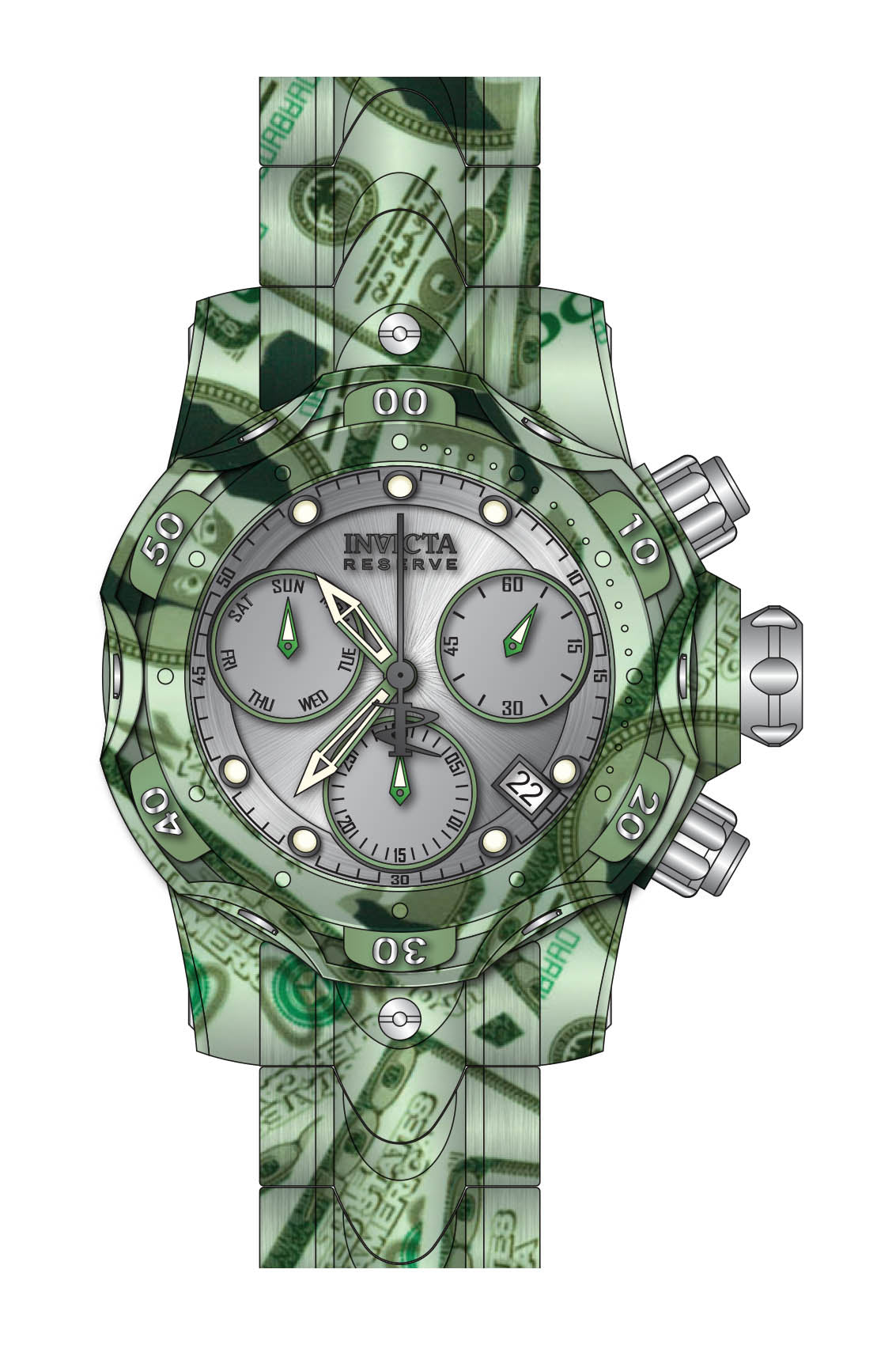 Band for Invicta Reserve Venom Lady 34652