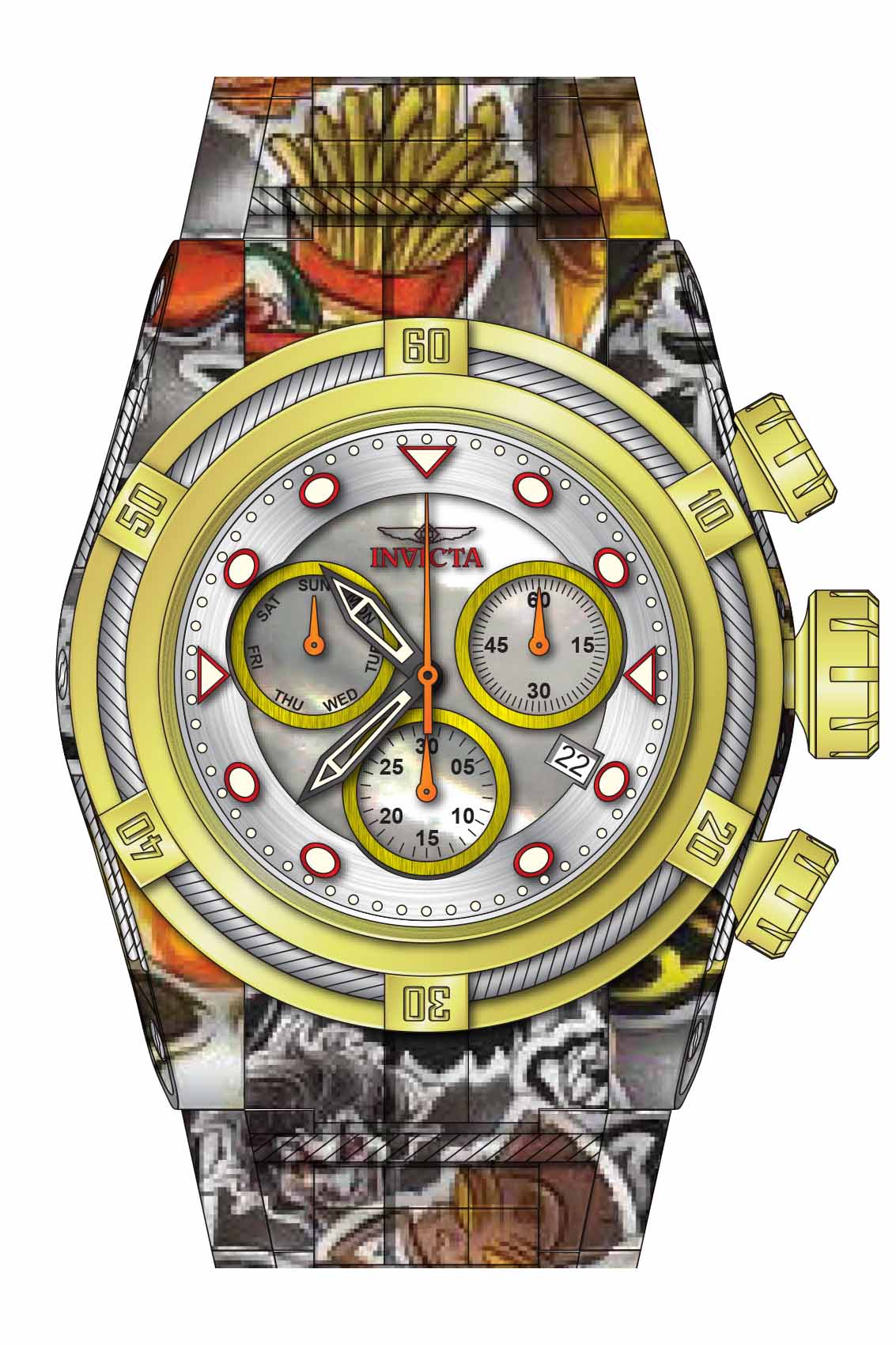 Parts for Invicta Bolt Men 34715