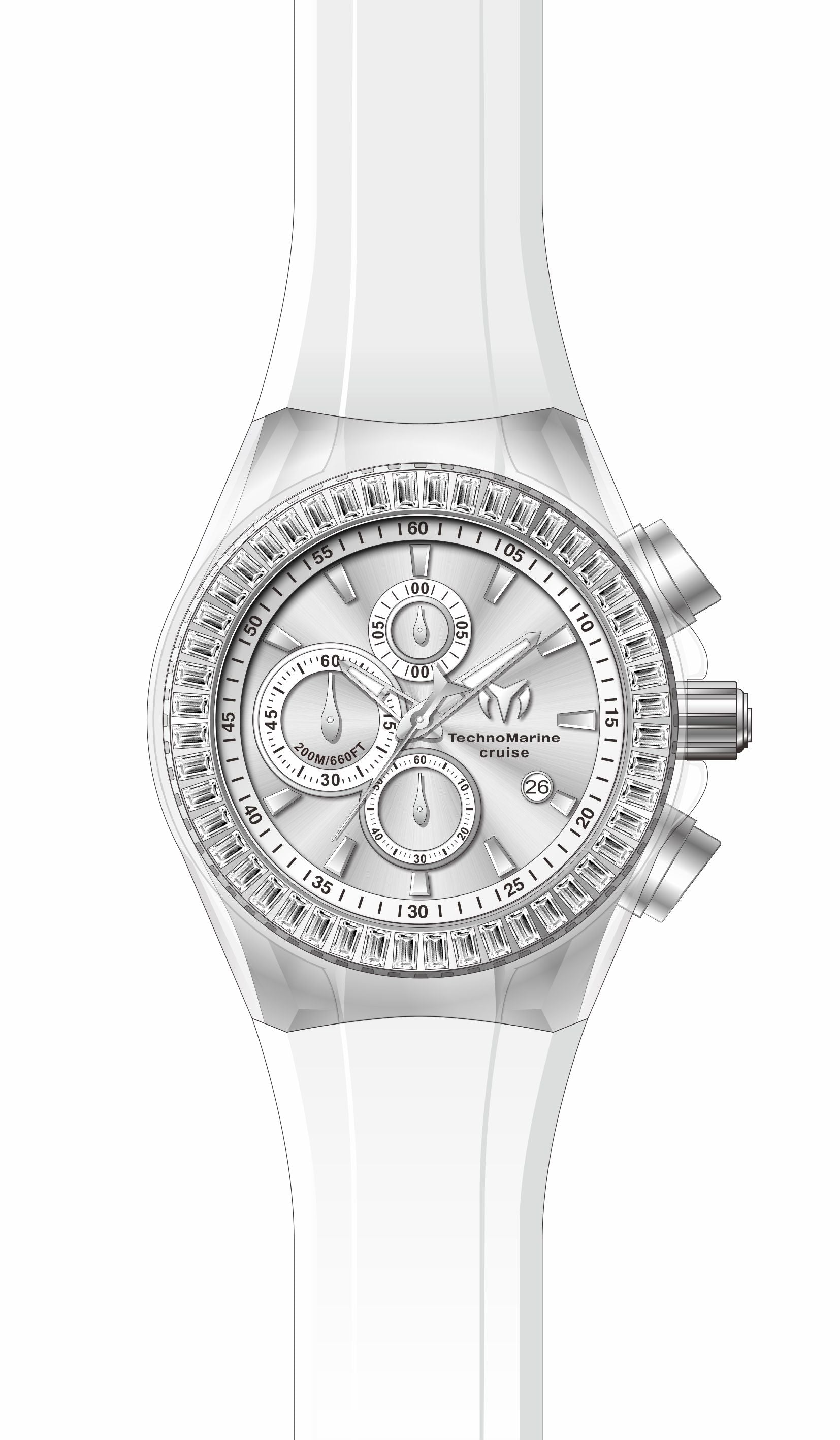 Band for Technomarine Cruise Star TM-121148