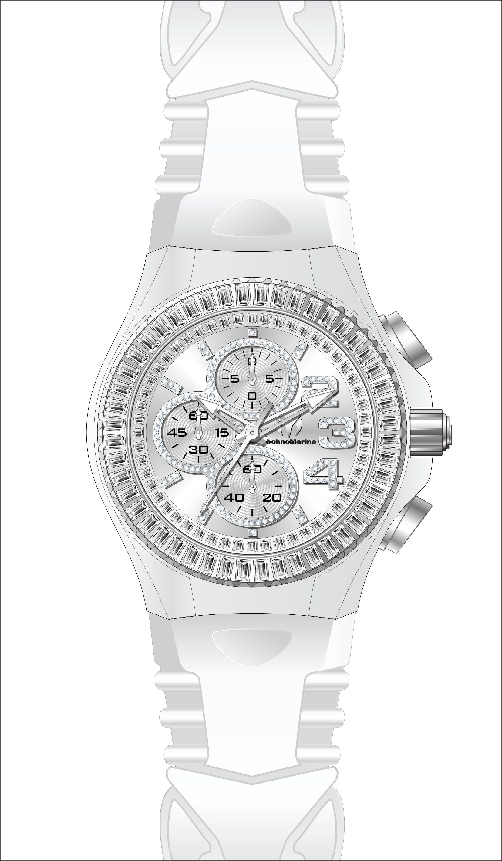 Band for Technomarine Cruise Star TM-121181