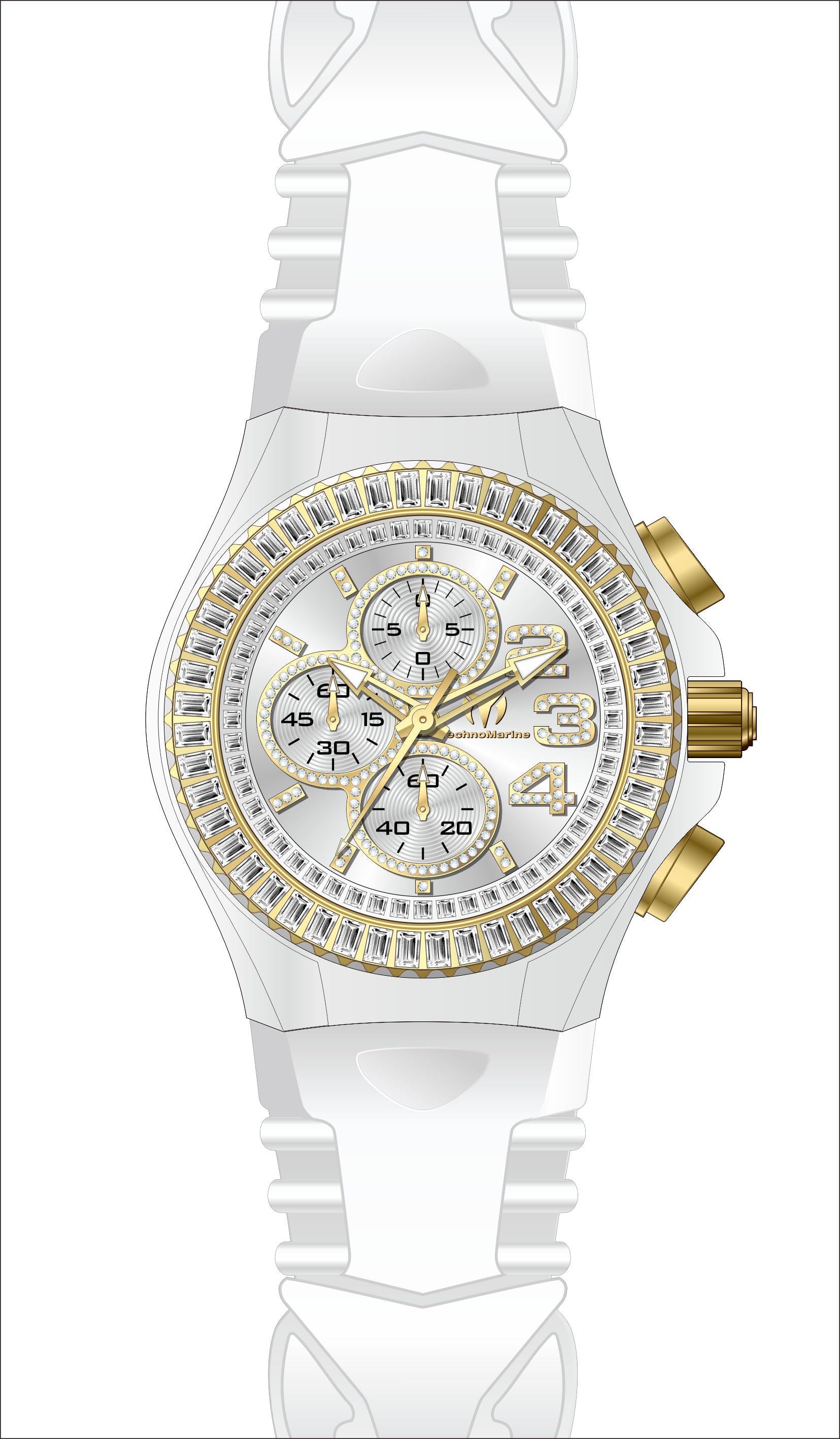 Band for Technomarine Cruise Star TM-121188