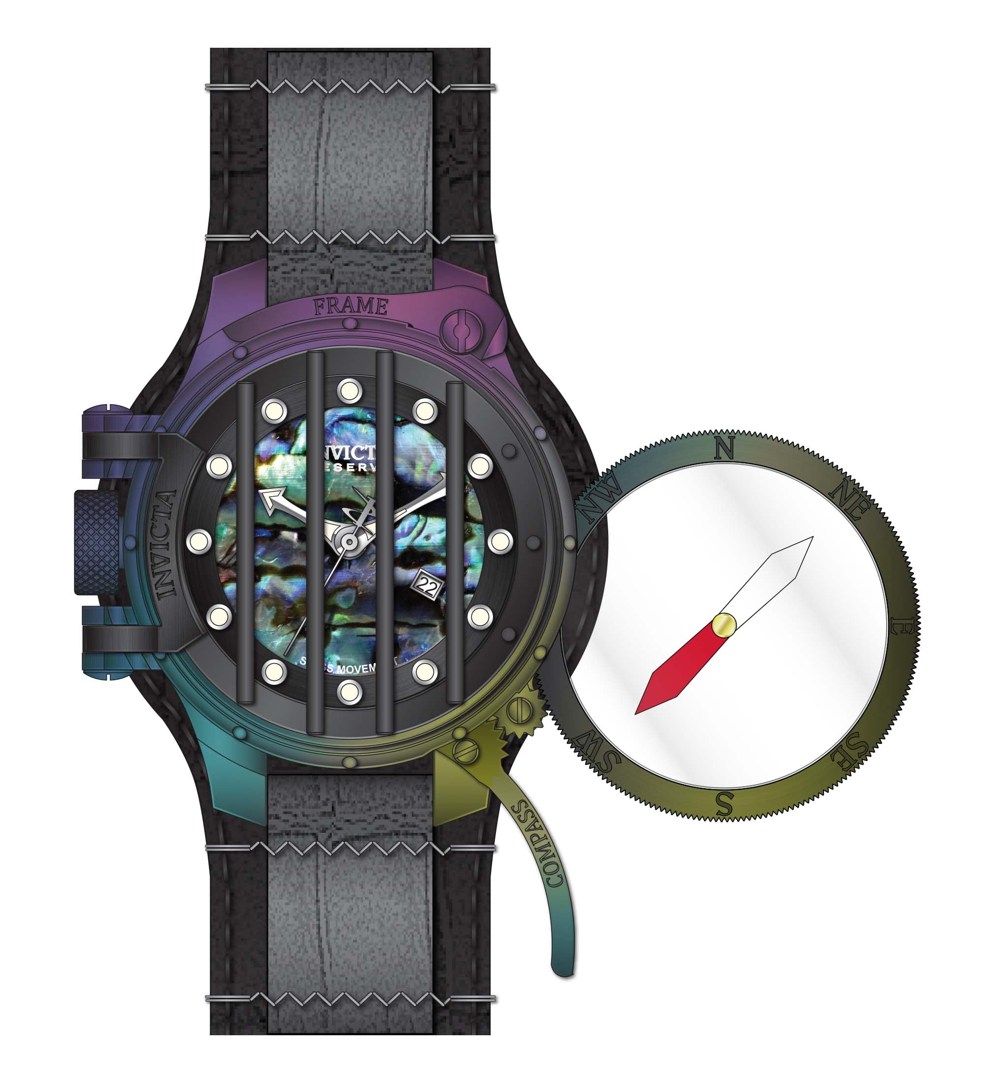 Parts for Invicta Reserve Men 34716