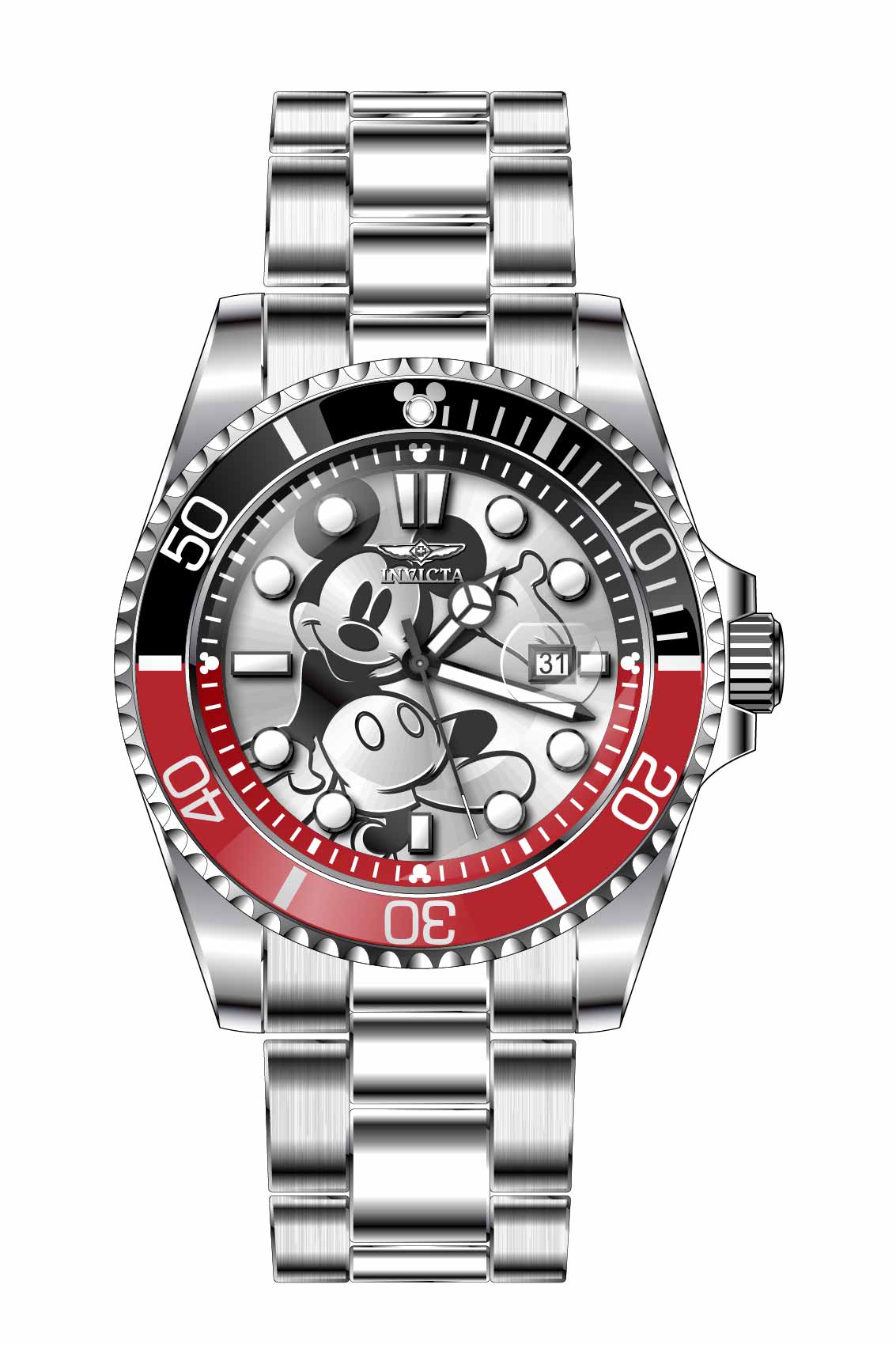 Band for Invicta Disney Limited Edition Mickey Mouse Men 32440
