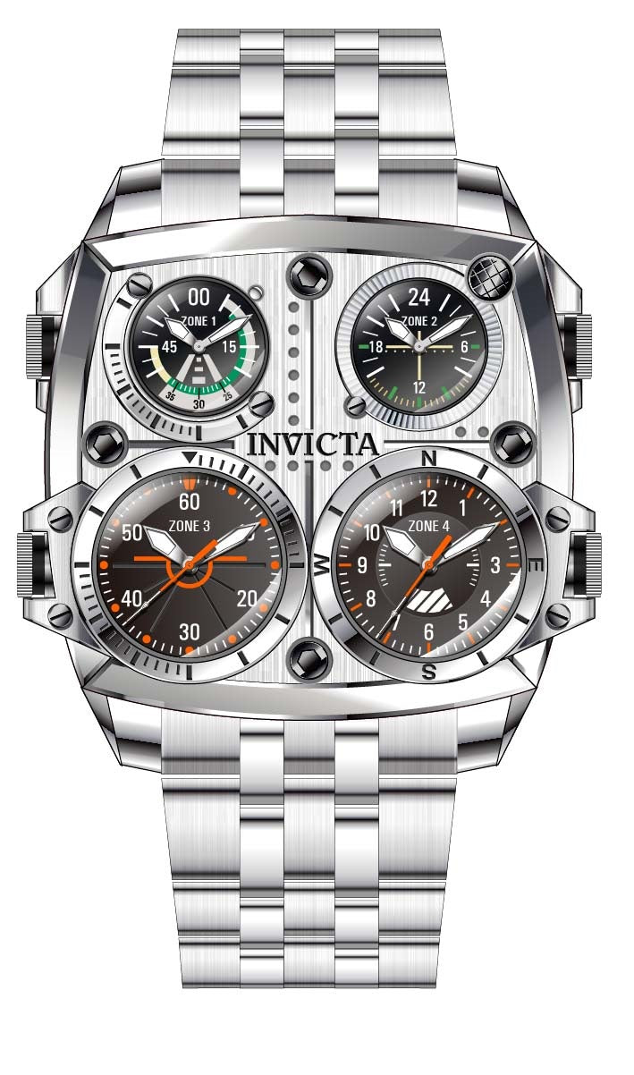 Parts for Invicta Aviator Zulu Men 35198