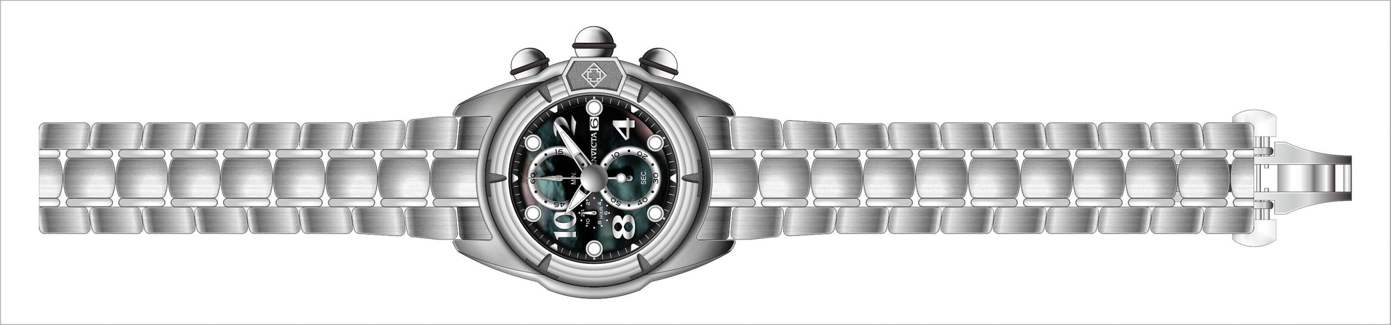 Band for Invicta Lupah Men 35263