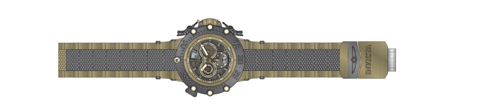 Band for Invicta Subaqua Men 35227
