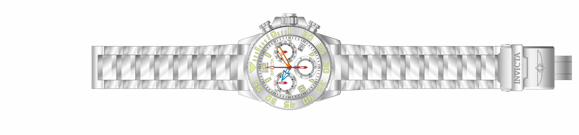 Band for Invicta Pro Diver Lady 35753