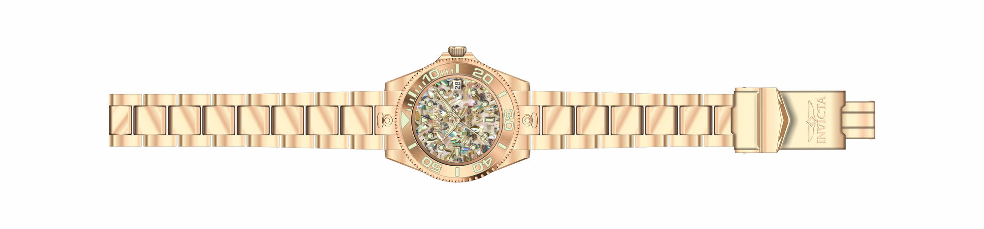 Band for Invicta Pro Diver Lady 35763