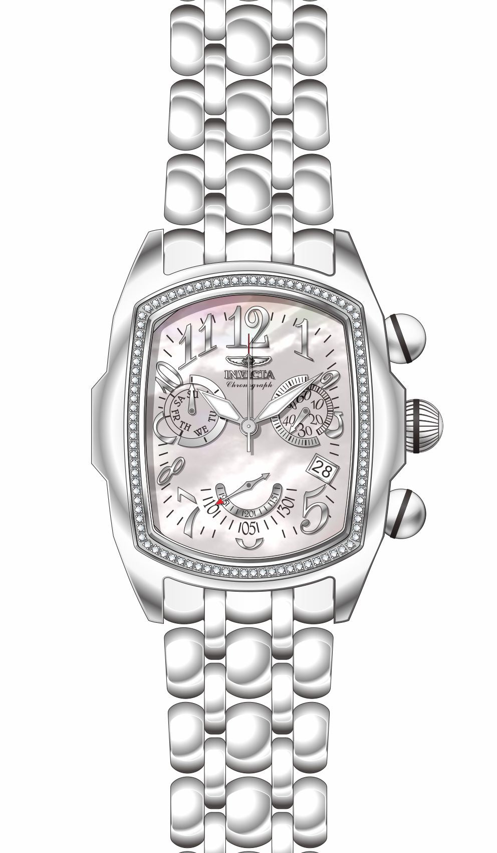 Parts for Invicta Lupah Men 36196