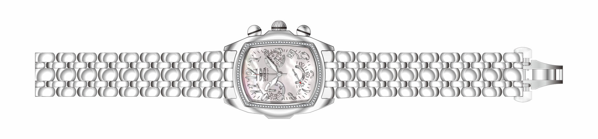 Band for Invicta Lupah Men 36196