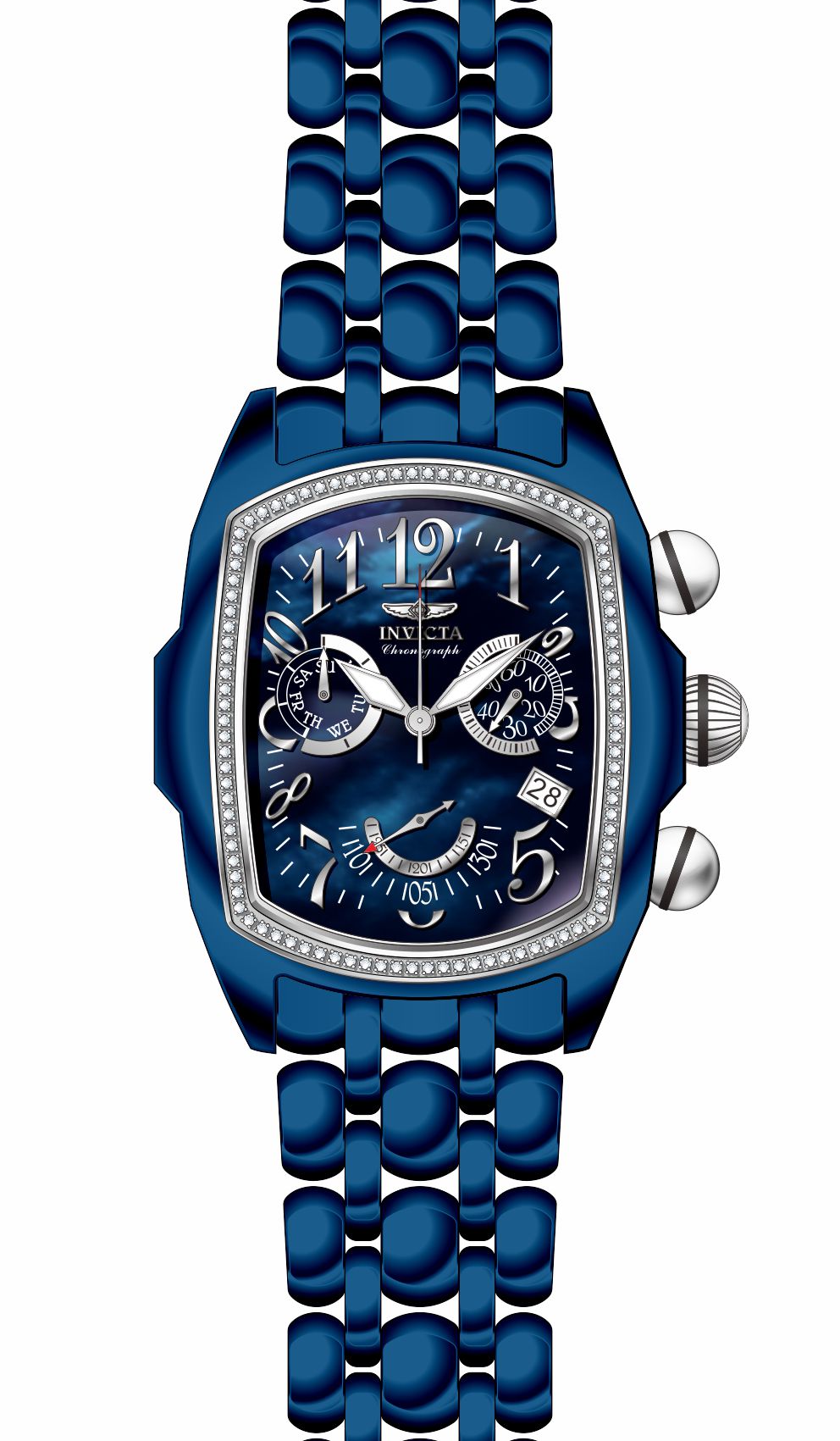 Band for Invicta Lupah Men 36197