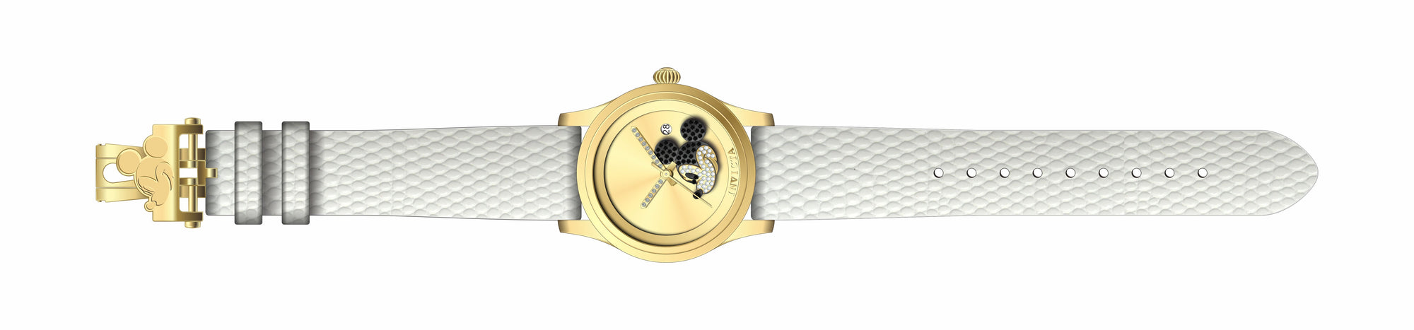 Band for Invicta Disney Limited Edition Mickey Mouse Lady 36301