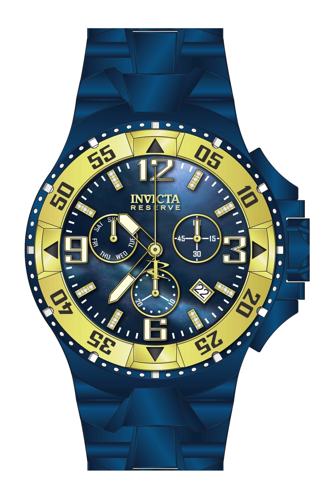 Band for Invicta Reserve Excursion Men 35634