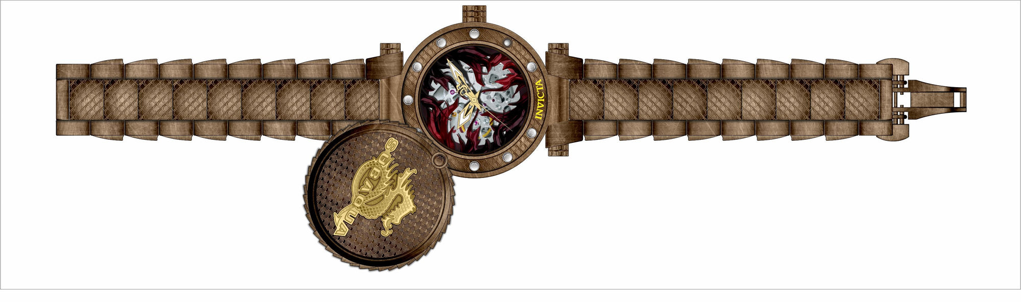 Band for Invicta Subaqua Men 34389