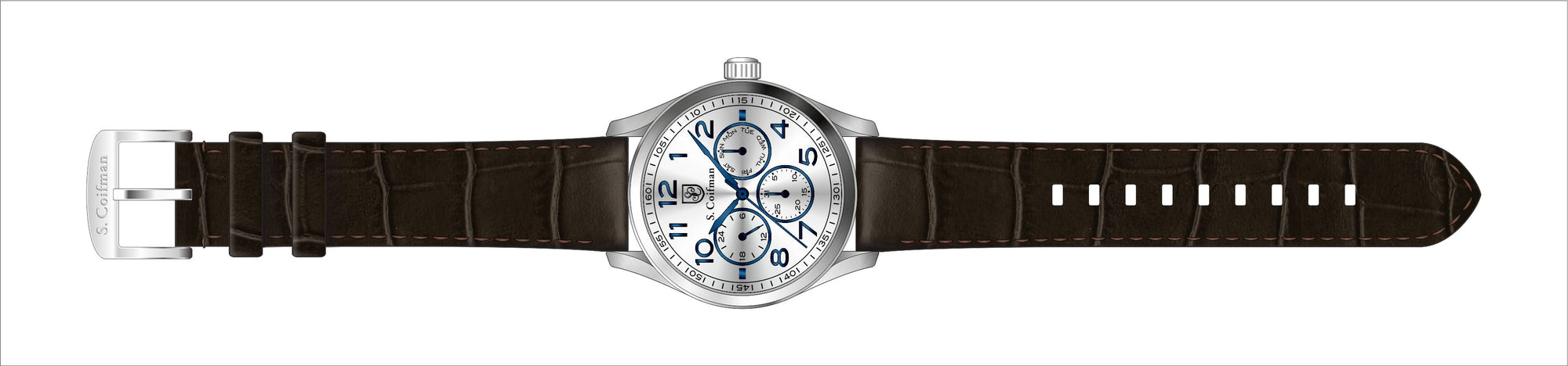 Band for S. Coifman Men's Leather Men SC0504