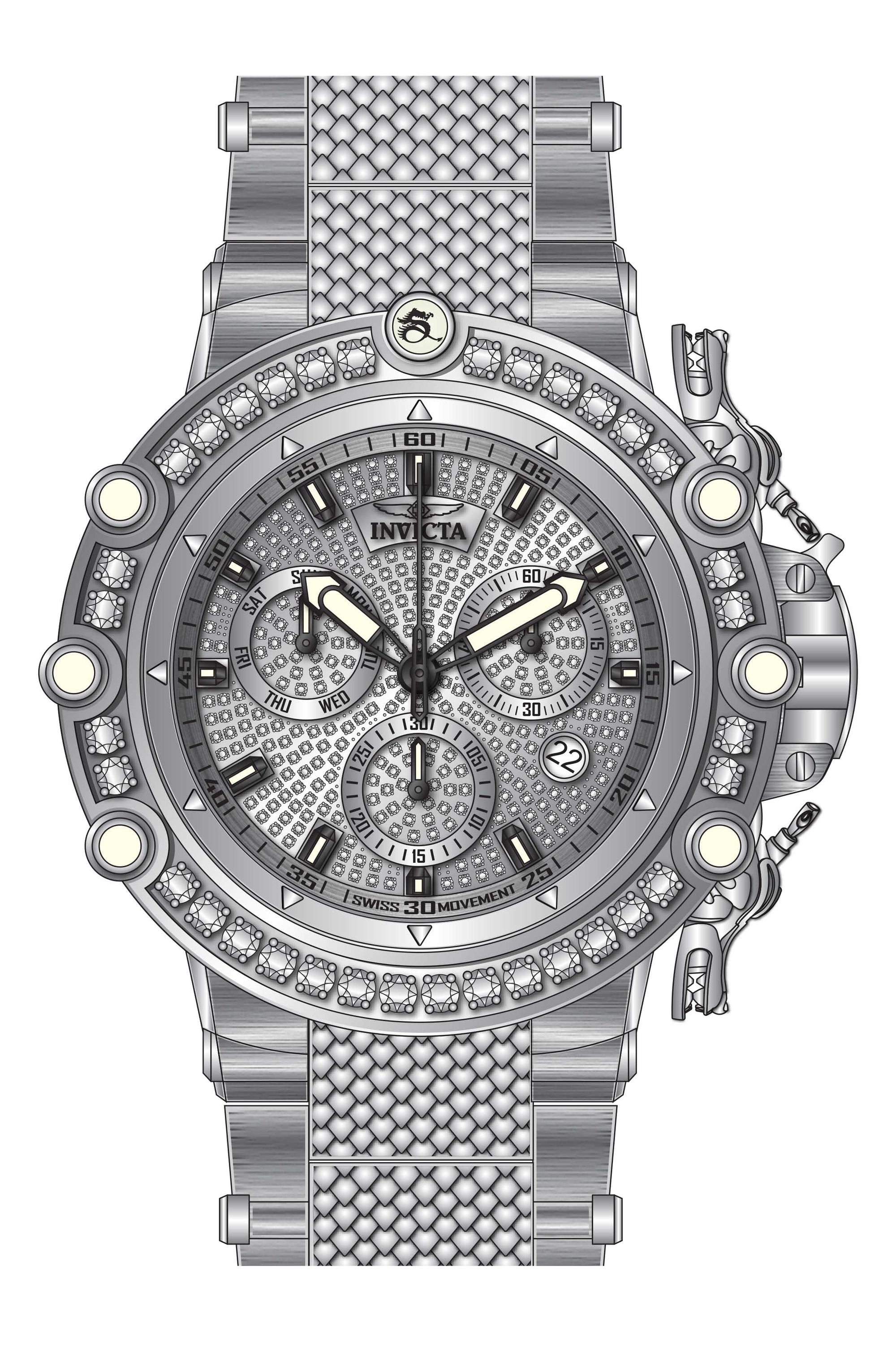 Parts for Invicta Subaqua Men 35559