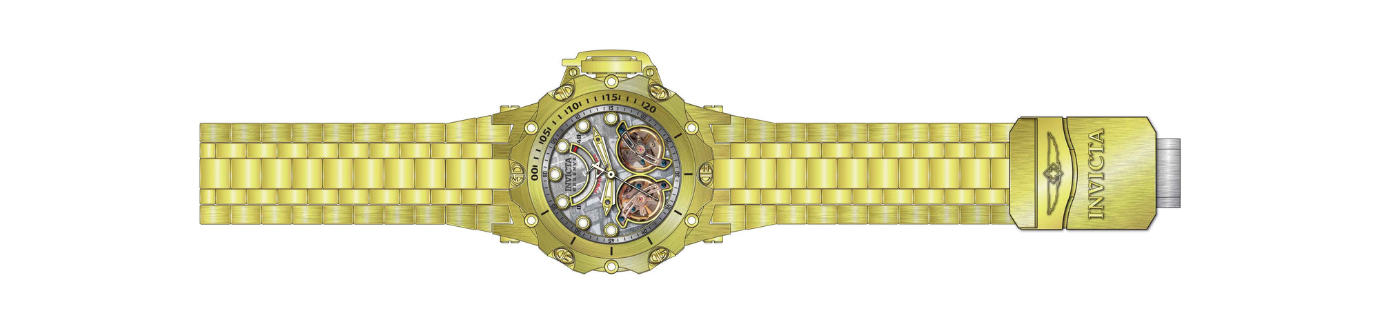 Band for Invicta Reserve Venom Men 36022