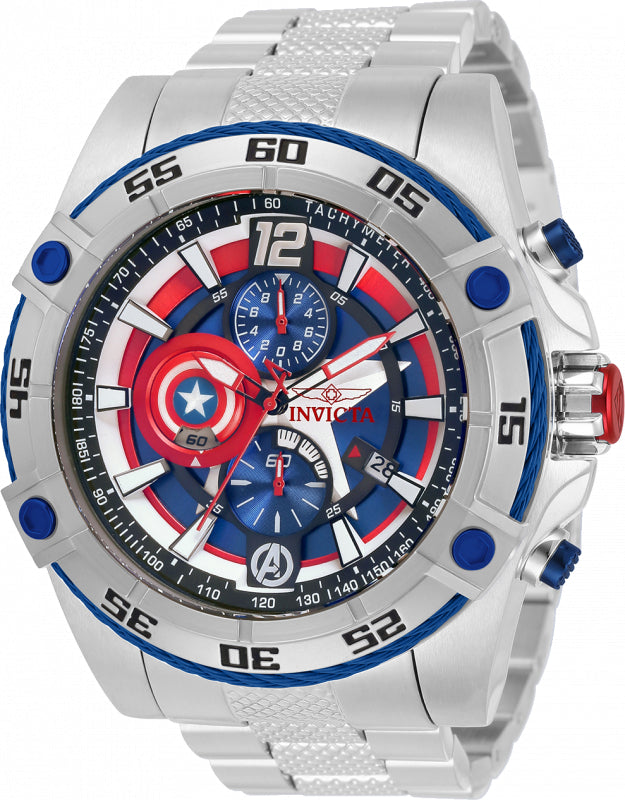Band for Invicta Marvel 32501 Captain America