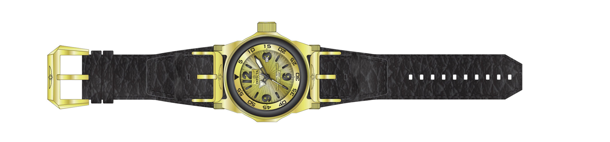 Band for Invicta I-Force Men 35677