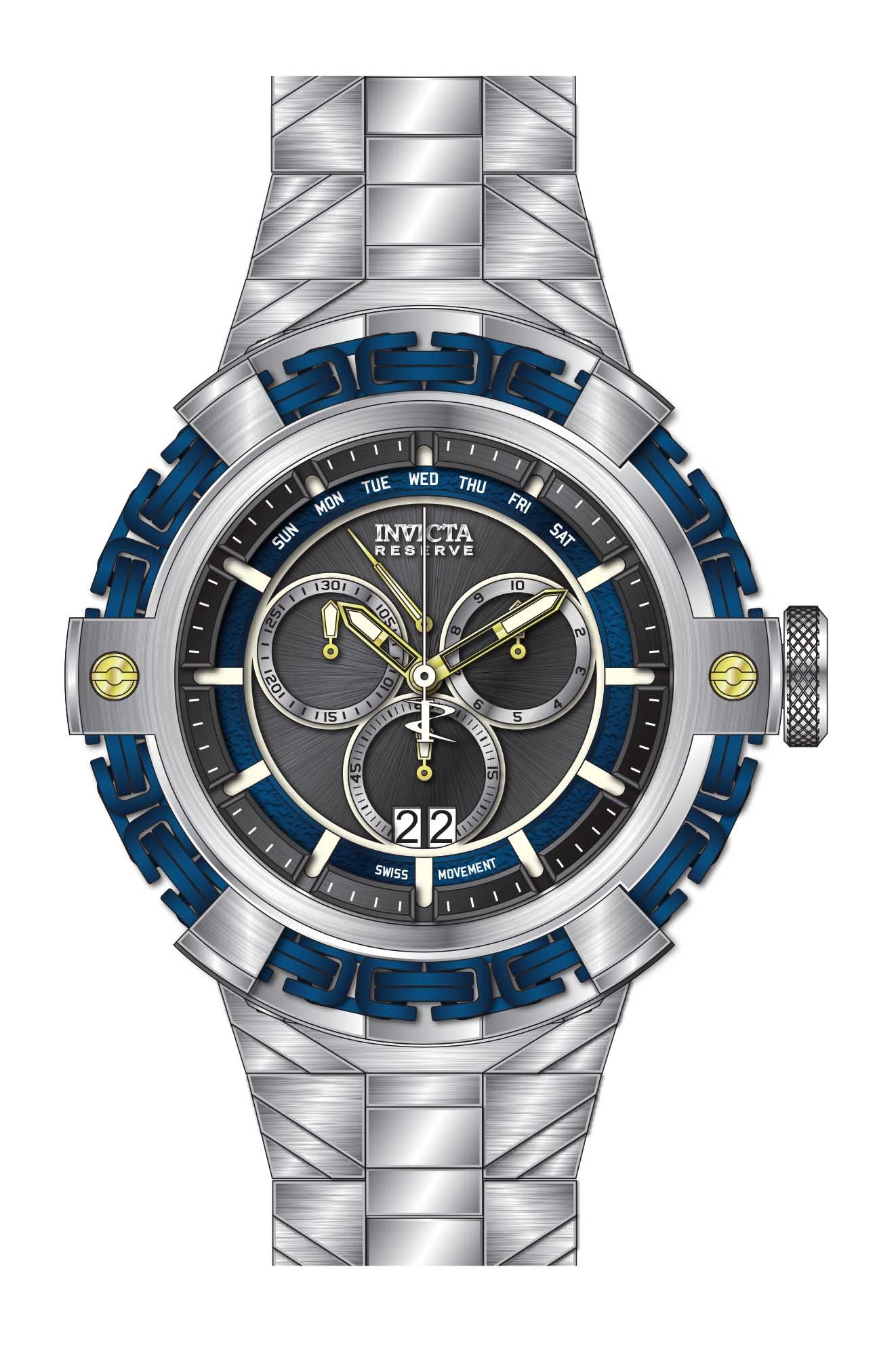 Parts for Invicta Reserve Wolf King Men 36191