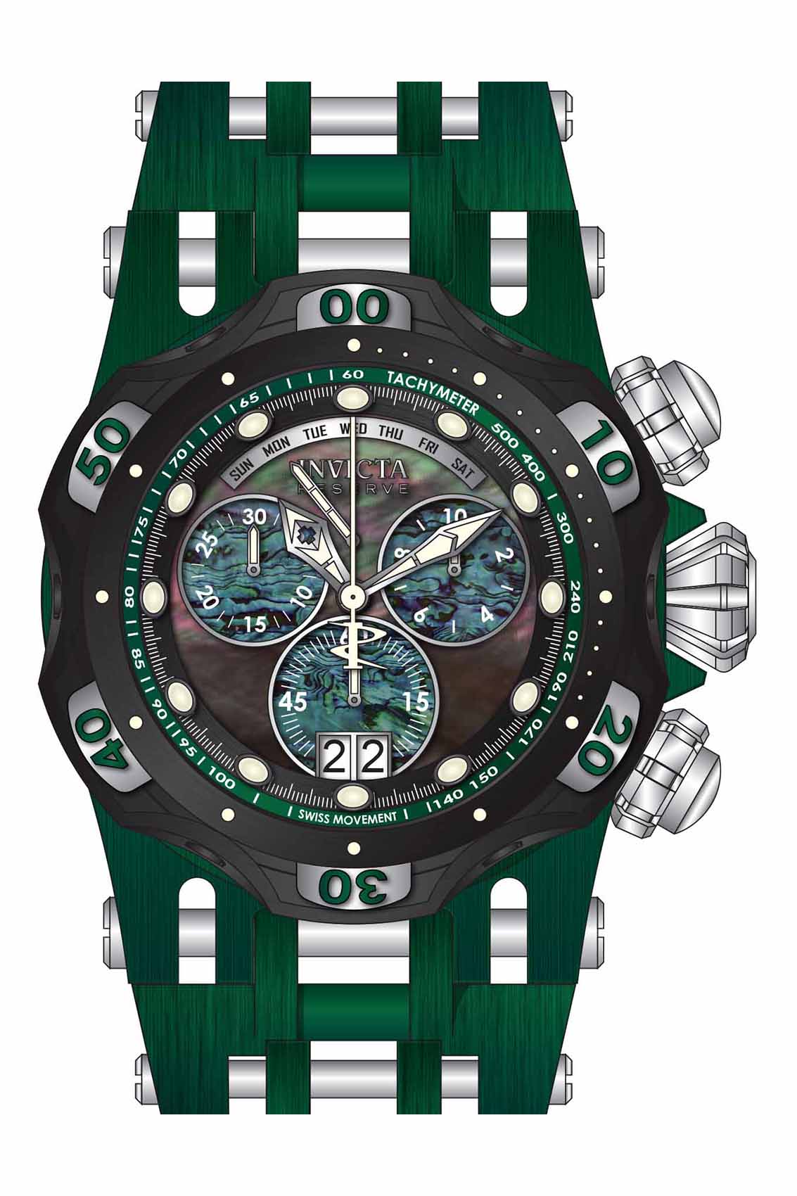 Parts for Invicta Reserve Chaos Men 36294