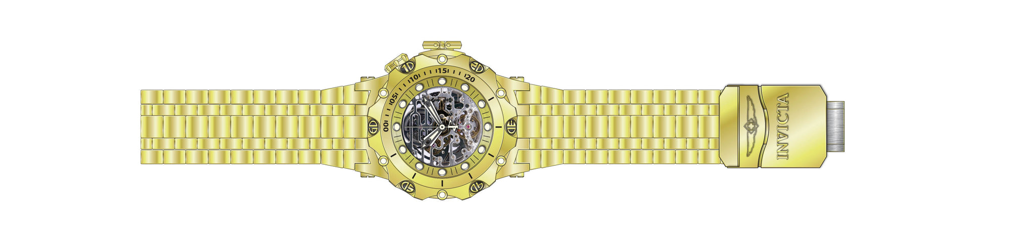 Parts for Invicta Reserve Venom Men 36659