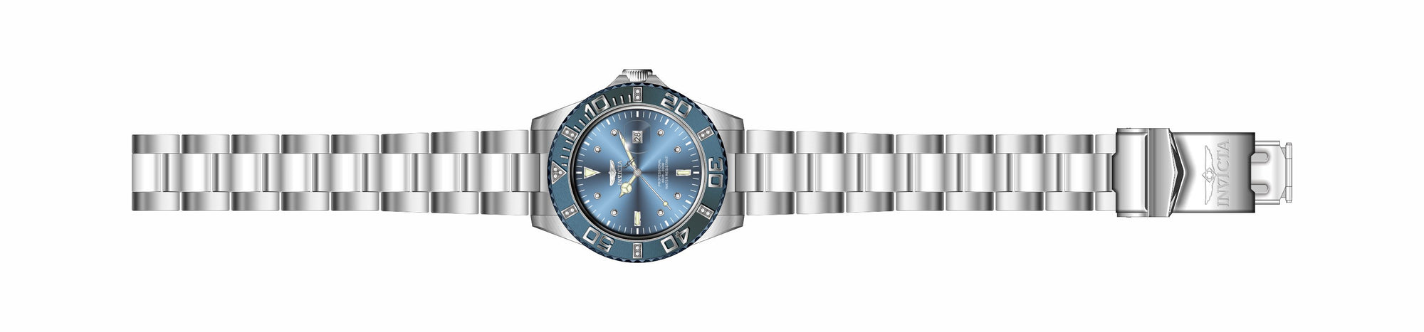 Band for Invicta Pro Diver Zager Exclusive Lady 37018