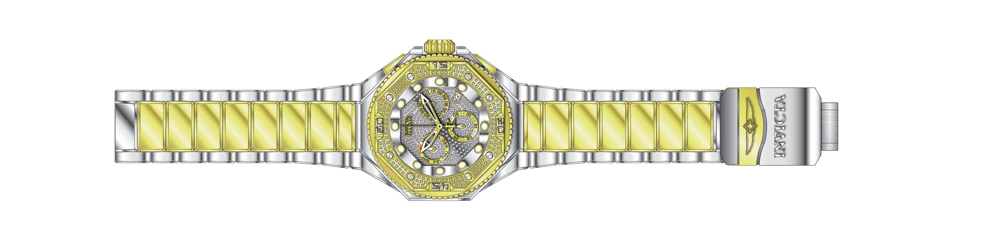 Parts for Invicta Reserve Pro Diver Men 36645