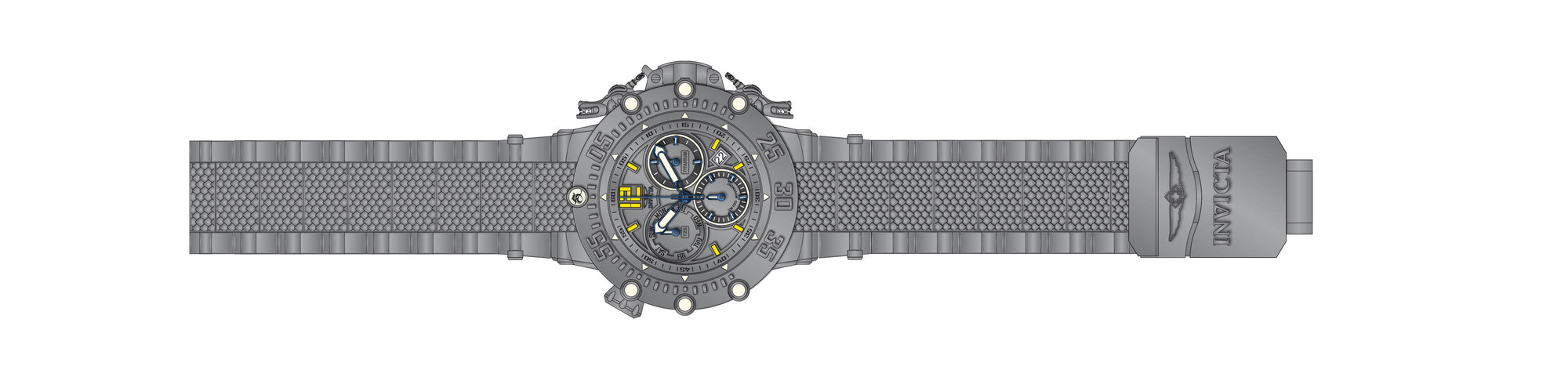 Band for Invicta Subaqua Noma VII Men 36907