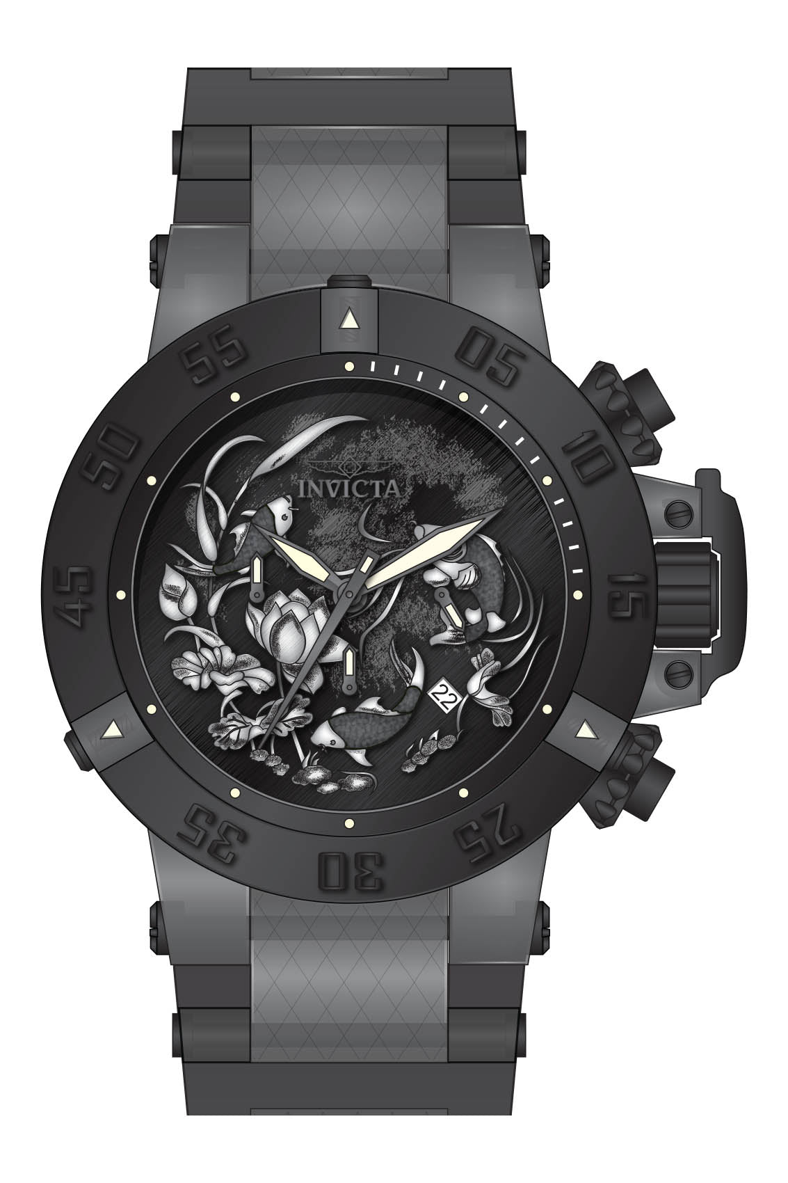 Parts for Invicta Subaqua Zager Exclusive Men 37040